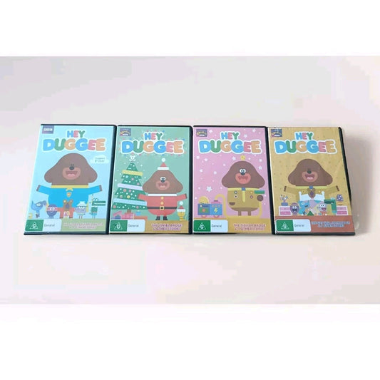Hey Duggee 4x DVD Collection . PAL Dvd case (Image 1) — Second-Hand