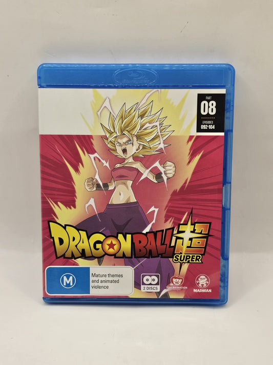 Dragon Ball Super Part 08 Episodes 92-104 Bluray AUS Blu-Ray case (Image 1) — Second-Hand