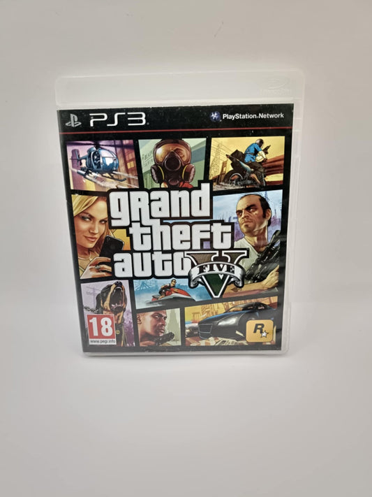 GTA Grand Theft Auto 5 PS3 Sony PlayStation 3 PS3 cover photo (Image 1) — Second-Hand