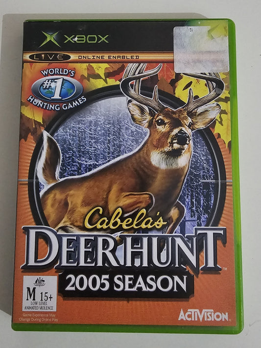 Cabela's Deer Hunt 2005 Season Xbox Original PAL *Complete* cover photo (Image 1) — Second-Hand