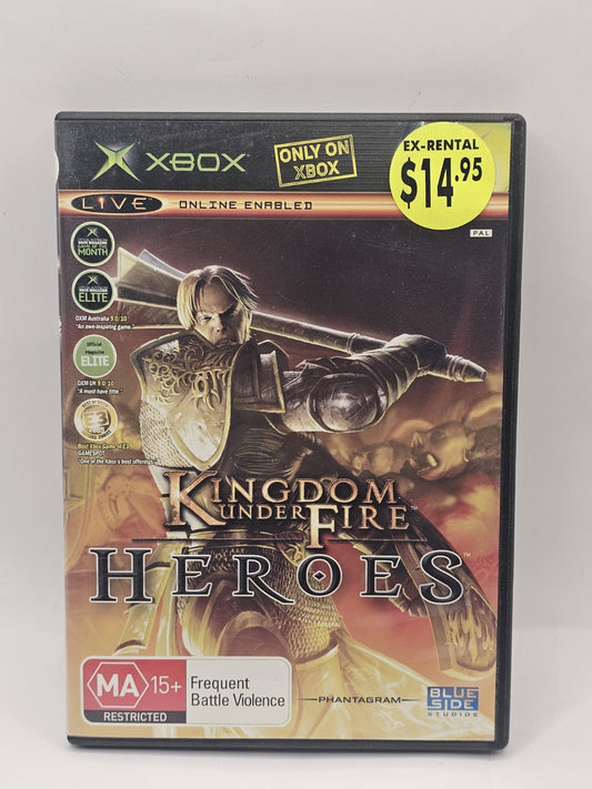 Kingdom Under Fire Heroes - Microsoft Xbox Original Complete With Manual (PAL) cover photo (Image 1) — Second-Hand