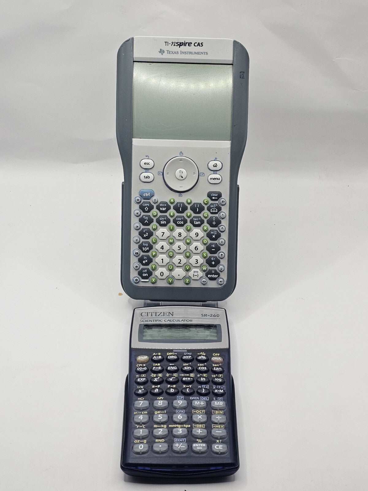 Citizen Sr260 + Texas Inst Ti-nspire CAS Calculators product photo (Image 1) — Second-Hand