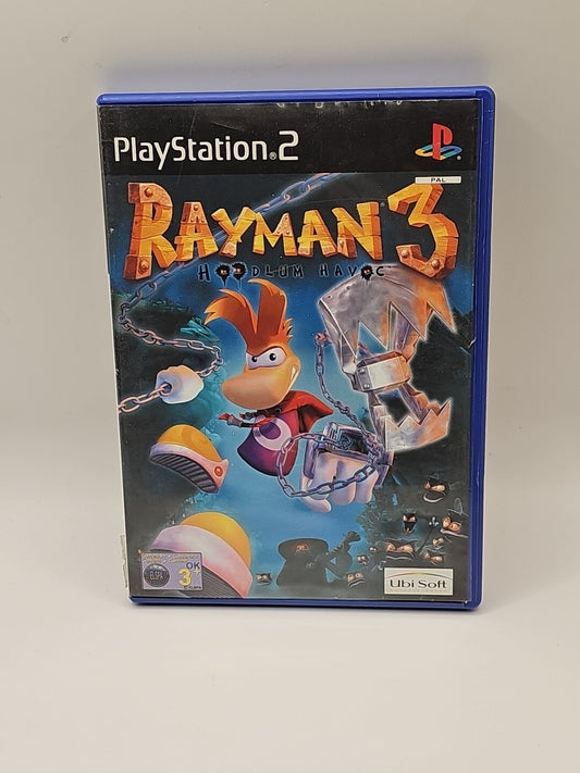 Rayman 3-Hoodlum Havoc- PlayStation 2 (PS2, 2000 PAL) Complete CIB product photo (Image 1) — Second-Hand