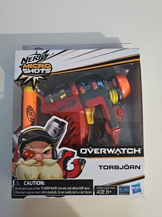New Hasbro Nerf Overwatch Micro Shot Torbjorn Blaster product photo (Image 1) — Brand New (Sealed or Like New)