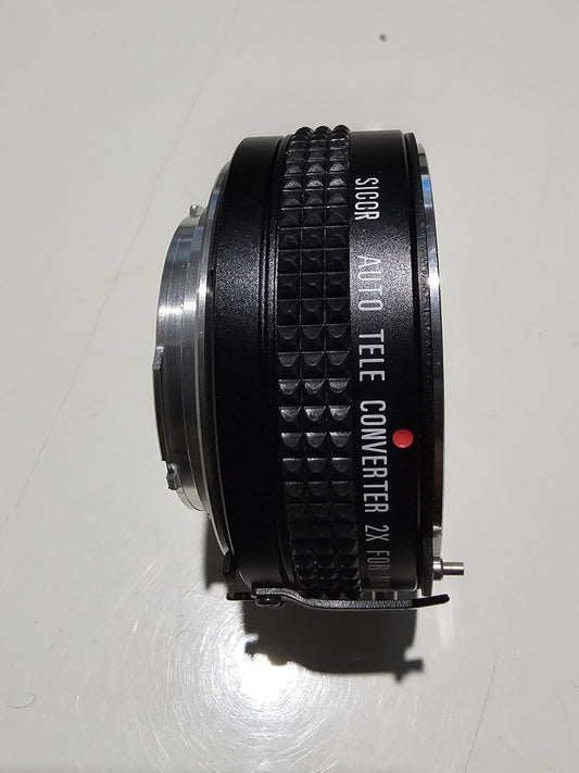 Sicor Auto Tele Converter 2x for Minolta-MD Vintage lens front (Image 1) — Second-Hand