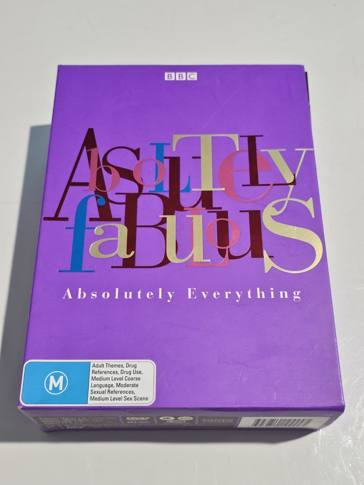 Absolutely Fabulous: Absolutely Everything Complete DVD Box Set BBC Region 4 PAL Dvd case (Image 1) — Preowned