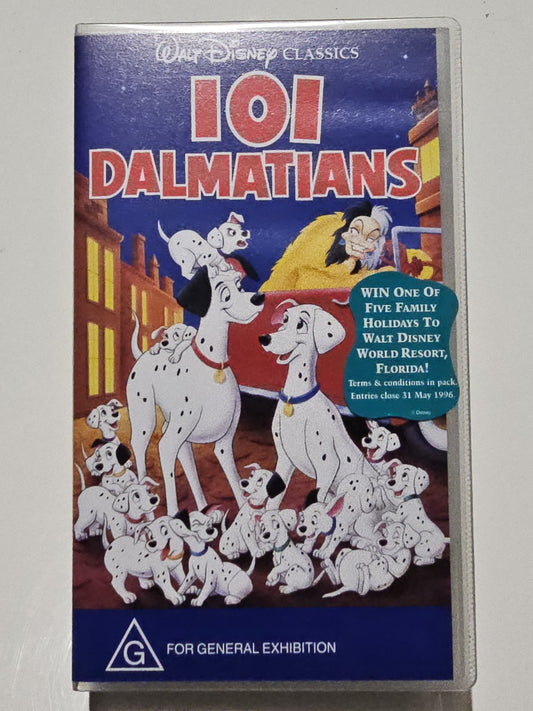 101 Dalmatians - Walt Disney Classics VHS Movie With Promotional Materials Vhs case (Image 1) — Second-Hand