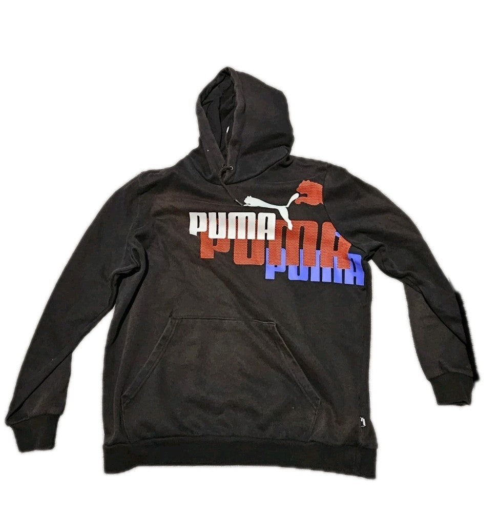 Puma Classics Logo Hoody TR Black Size Large cap/hat front (Image 1) — Second-Hand