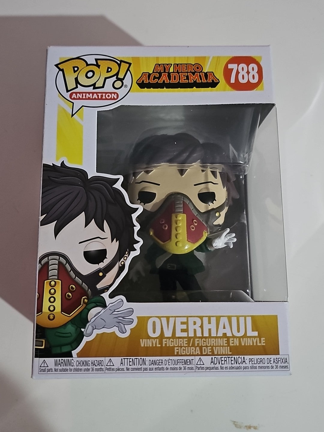 Overhaul 788 ~ My Hero Academia ~ Funko Pop Vinyl ~ Animation cap/hat front (Image 1) — Second-Hand