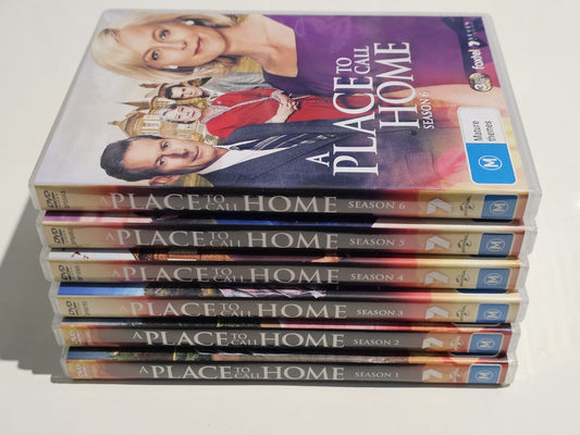 A Place To Call Home - Complete Series Seasons 1-6 (1 2 3 4 5 6, DVD, Region 4) Dvd case (Image 1) — Preowned