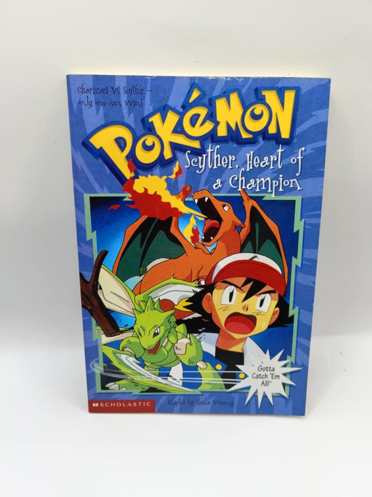 Scyther, Heart of a Champion Paperback Sheila Sweeny book cover (Image 1) — Second-Hand