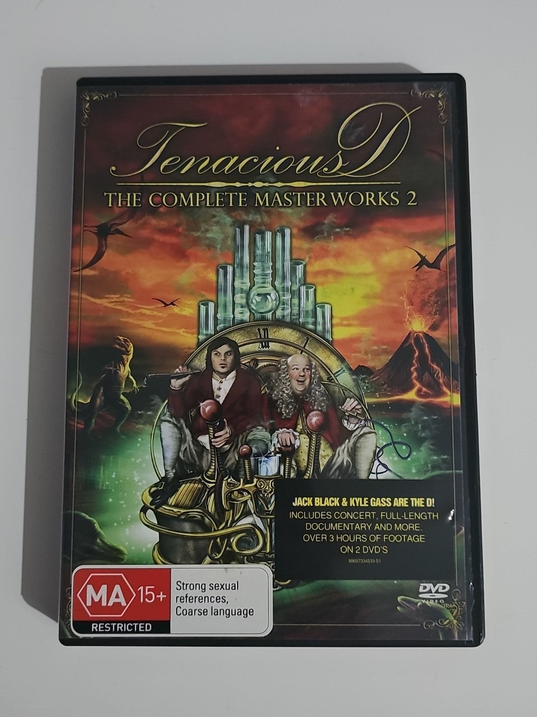 Tenacious D The Complete Master Works 2 (DVD, 2008) MUSIC Dvd case (Image 1) — Second-Hand