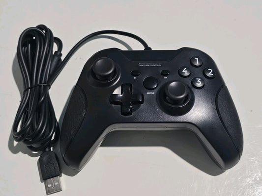 🎮 USB PC Game Controller – Black Wired Gamepad – Model 159933 controller front (Image 1) — Preowned