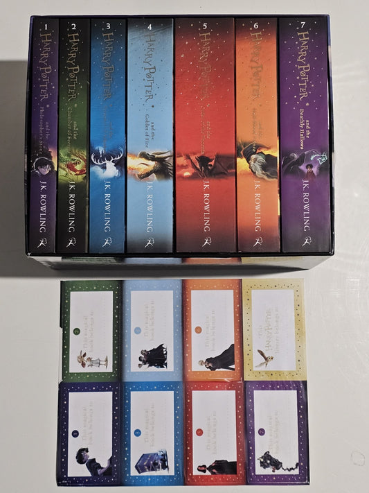 Harry Potter Books X 7 J K Rowling Complete Series Hogwarts Teen Fiction Novels book cover (Image 1) — Preowned