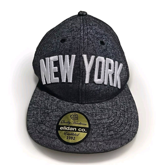 New York City NYC Red Elidan co. Cap Hat With Sticker Adjustable Like New cap/hat front (Image 1) — Brand New (Sealed or Like