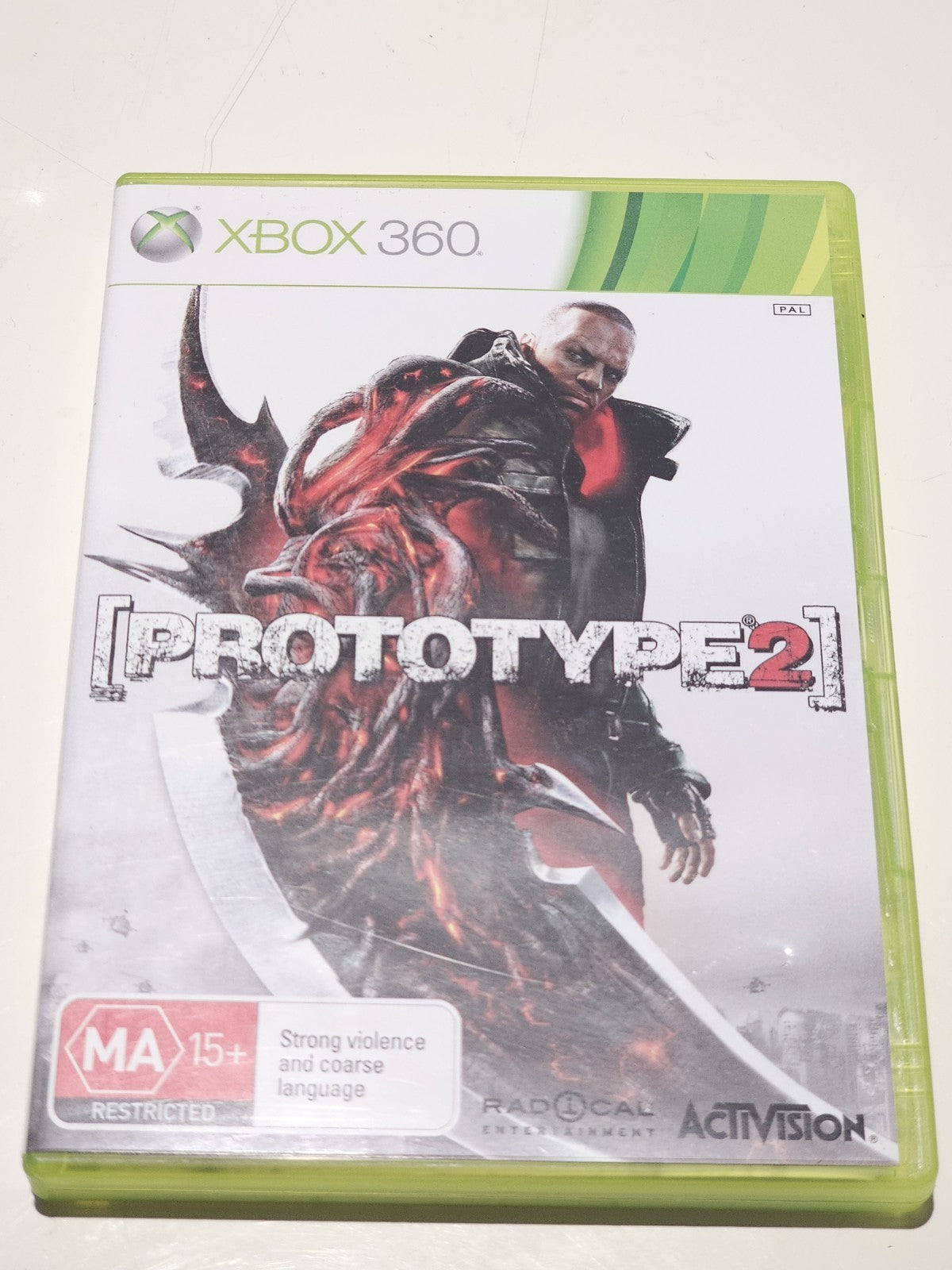 Prototype 2 Microsoft Xbox 360 XBOX 360 cover photo (Image 1) — Second-Hand