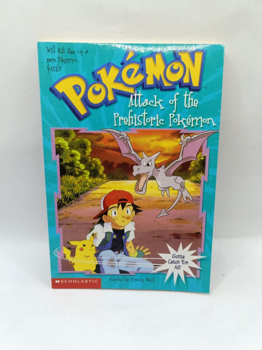 Pokémon Book - #3 - Attack Of The Prehistoric Pokémon by Tracey West - 1998 book cover (Image 1) — Second-Hand