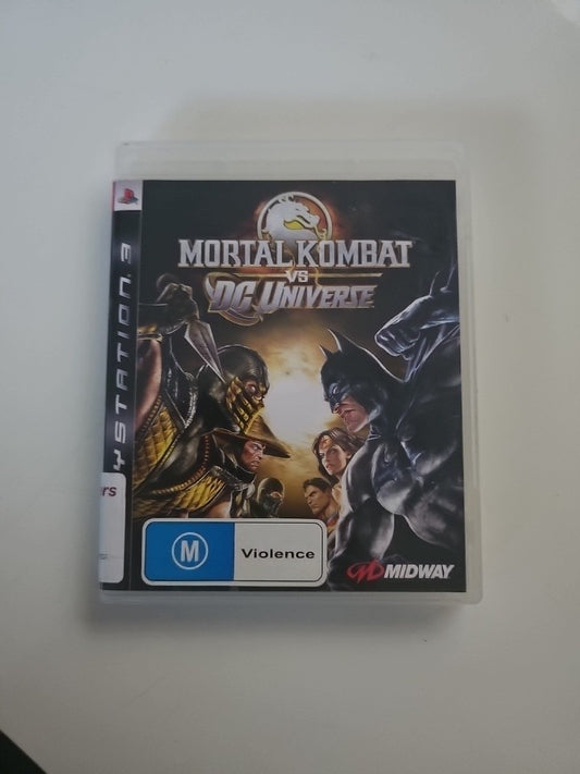 Mortal Kombat vs. DC Universe - Playstation 3 PAL AUS product photo (Image 1) — Second-Hand