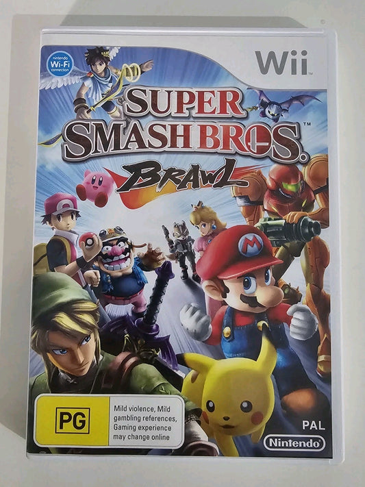 Super Smash Bros - Nintendo Wii WII cover photo (Image 1) — Second-Hand