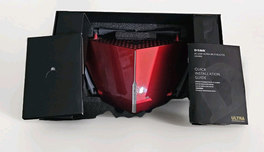 D-Link AC3200 3200Mbps 4-Port Tri Band Wi-Fi Router - DIR-890L + Cables product photo (Image 1) — Second-Hand