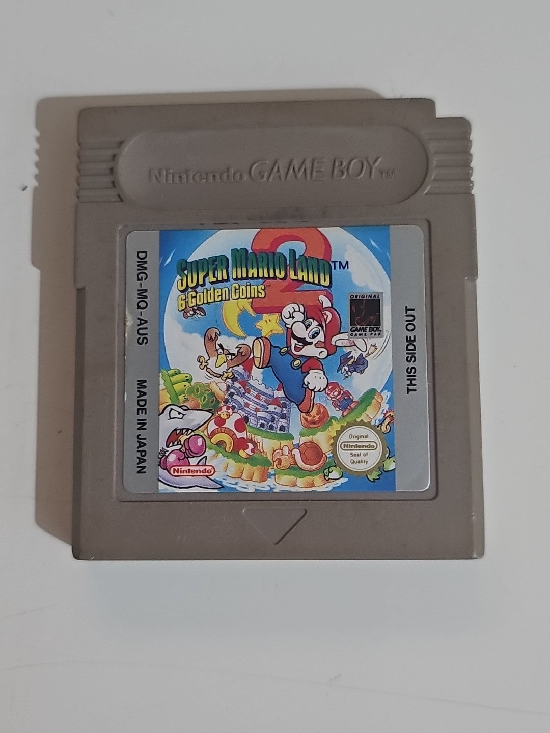Super Mario Land 2: 6 Golden Coins (Nintendo Gameboy, 1992) Authentic, Tested Game Boy cover photo (Image 1) — Second-Hand