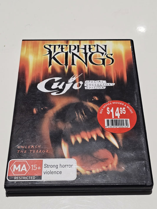 Cujo (DVD, 1983) Dee Wallace, Daniel Hugh Kelly - Great Condition Dvd case (Image 1) — Second-Hand