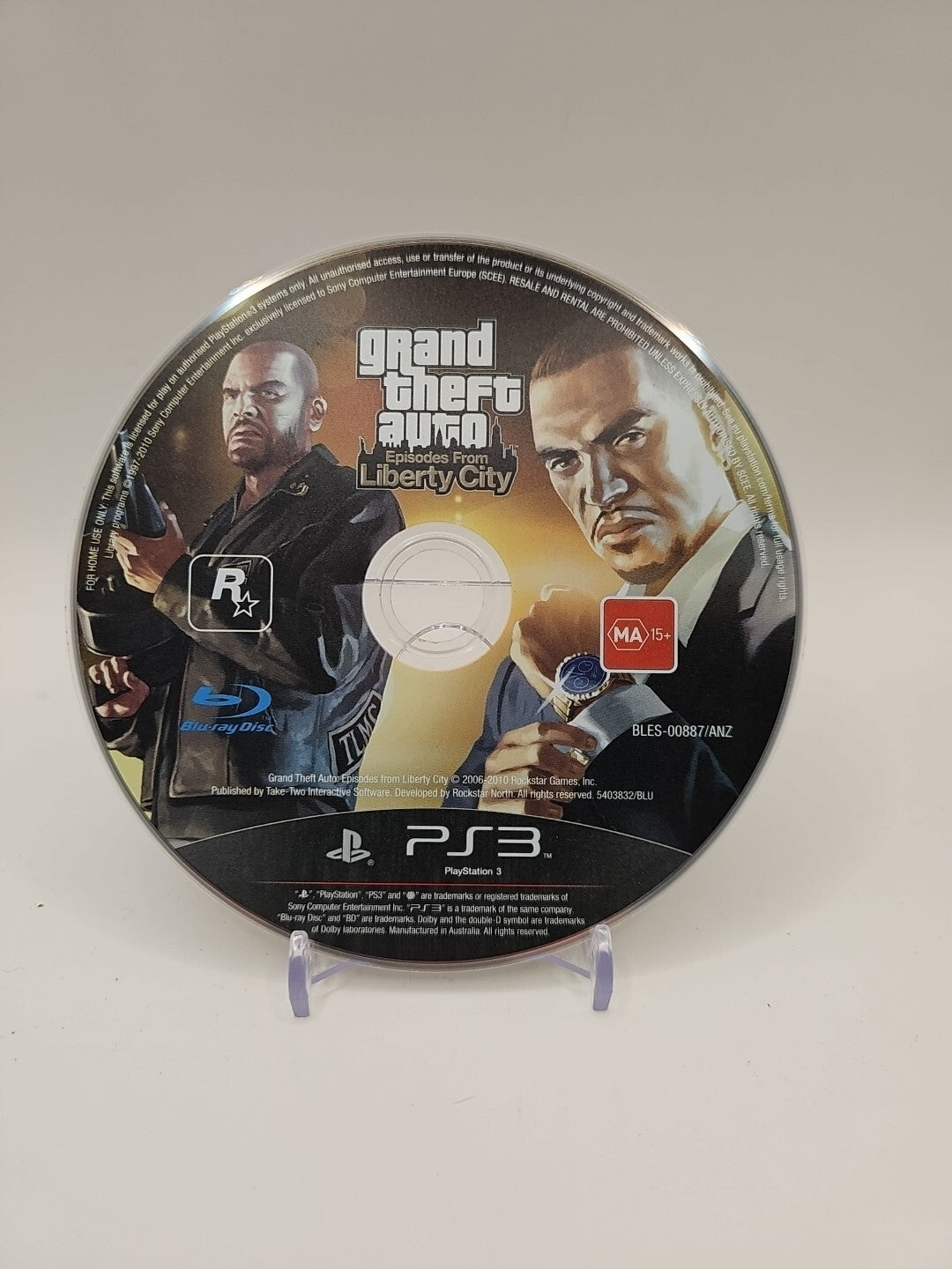 Grand Theft Auto IV - Episodes From Liberty City Disc Only Ps3 Pal PS3 cover photo (Image 1) — Second-Hand