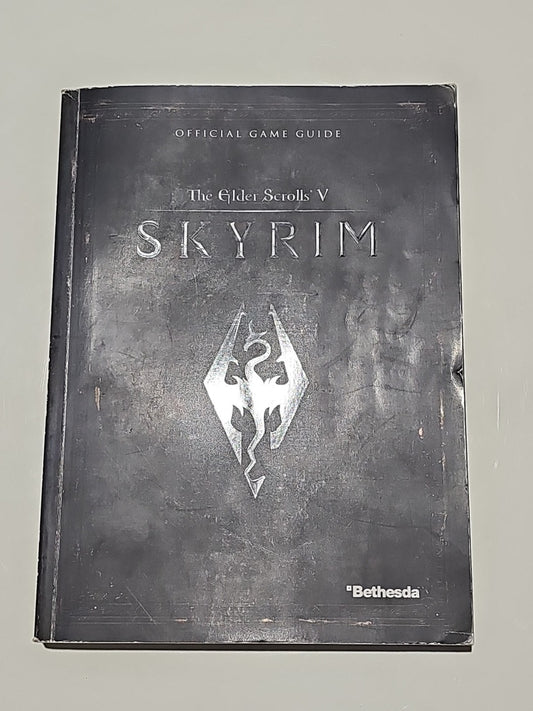 The Elder Scrolls V Skyrim Official Game Manual Strategy Guide Book. book cover (Image 1) — Second-Hand