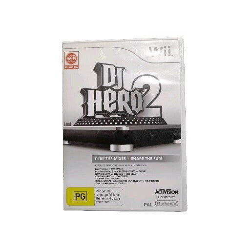 DJ Hero 2 Nintendo Wii PAL WII cover photo (Image 1) — Second-Hand