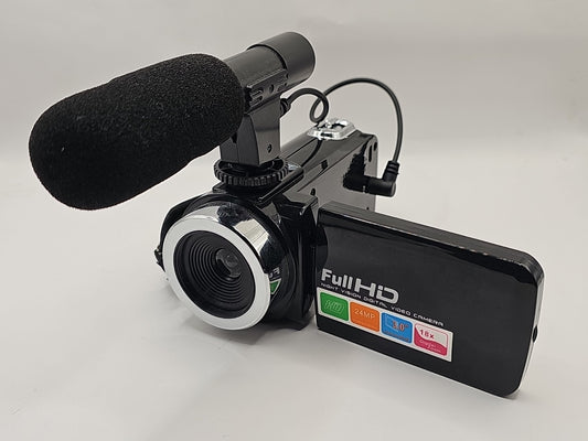 DVC Digital Video Camera Camcorder HD 24 Mp 18x Untested device front (Image 1) — Untested