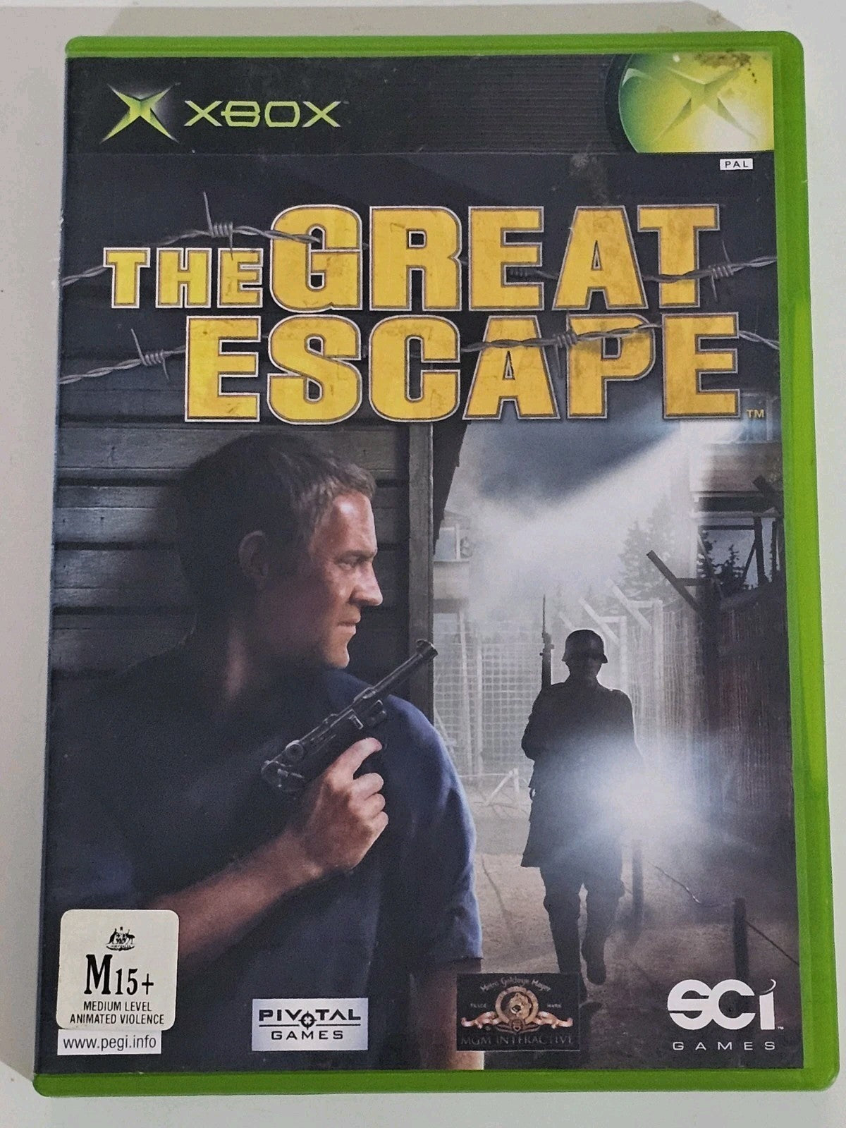 The Great Escape XBOX Game (w/ Manual - Tested) cover photo (Image 1) — Second-Hand
