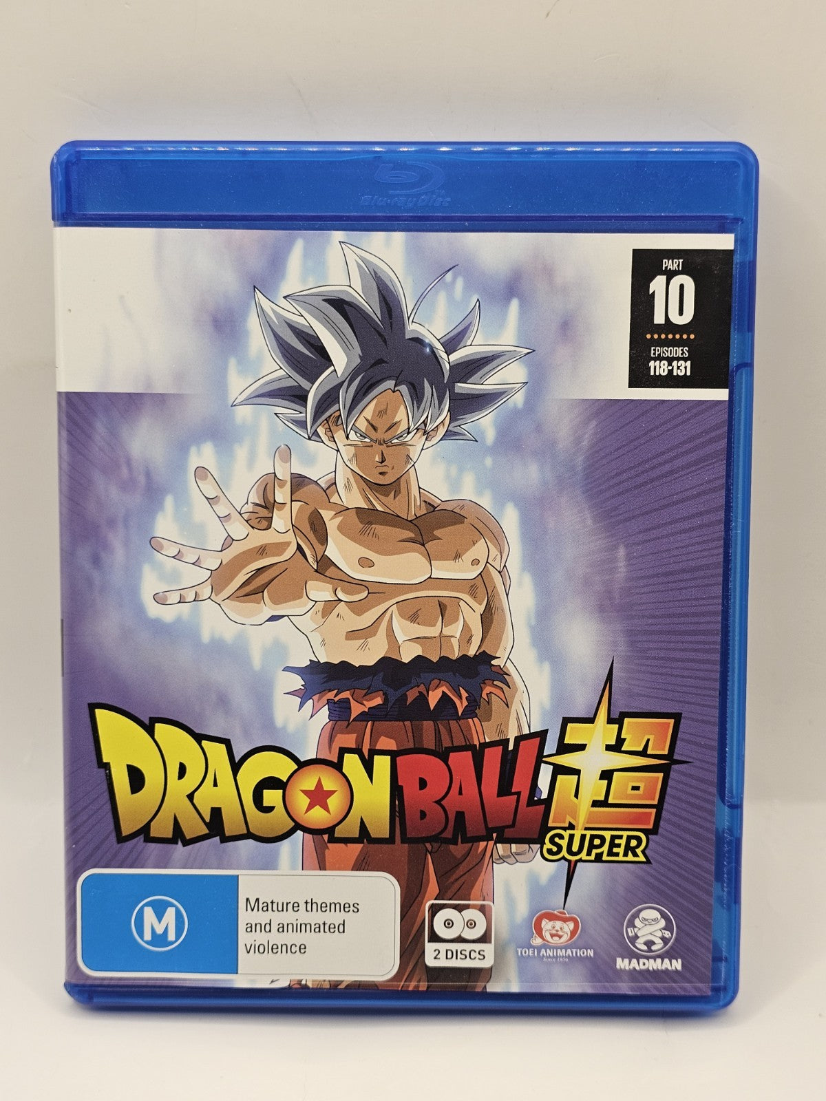 Dragon Ball Super Part 10 (Blu-ray, 2019) 2 Disc Set - Region B Blu-Ray case (Image 1) — Second-Hand