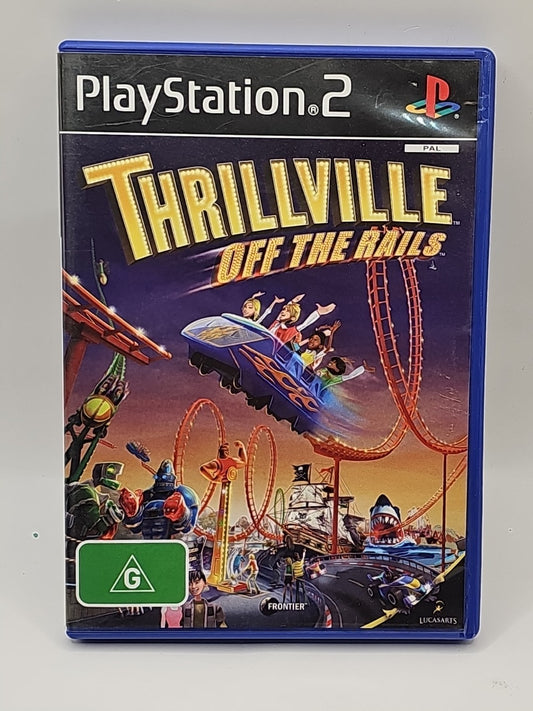 Thrillville: Off the Rails (Sony PlayStation 2, 2007) CIB product photo (Image 1) — Second-Hand