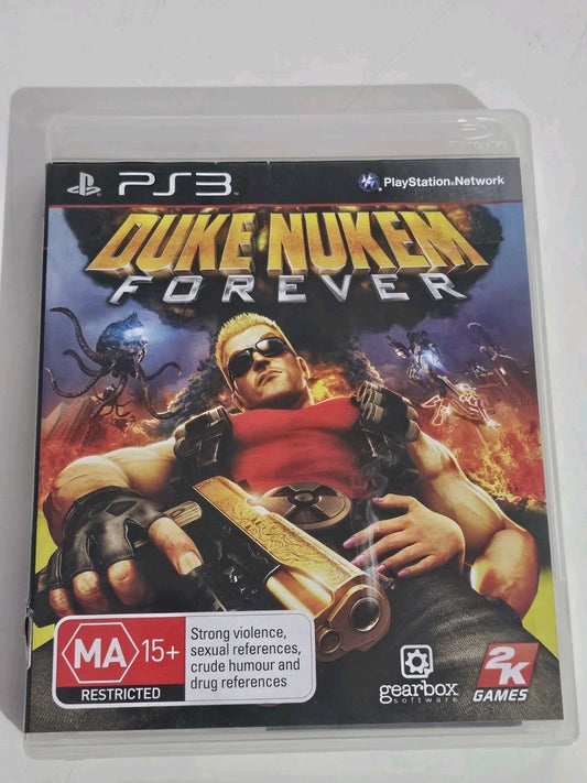 Duke Nukem Forever Sony PlayStation 3 PS3 Game Complete With Manual PAL PS3 cover photo (Image 1) — Second-Hand