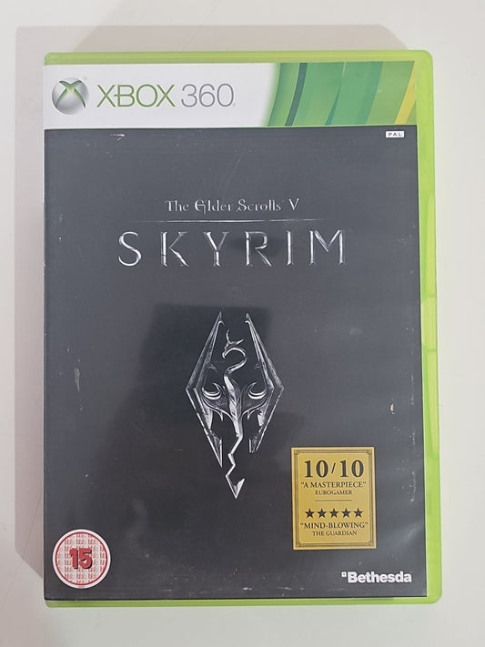 The Elder Scrolls V Skyrim - Xbox 360 Game - Tested - With Manual XBOX 360 cover photo (Image 1) — Second-Hand