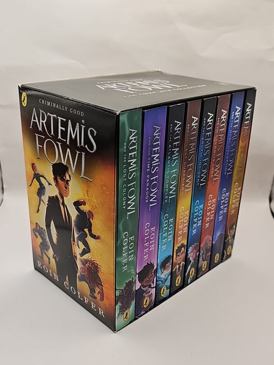 Artemis Fowl Complete Series #1-8 Set by Eion Colfer Paperback Books Lot of 8 book cover (Image 1) — Second-Hand