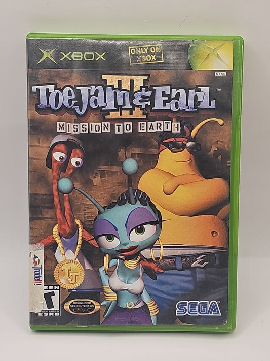 ToeJam & Earl III: Mission to Earth (Microsoft Xbox, 2002) Complete Tested Ntsc book cover (Image 1) — Second-Hand