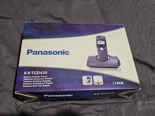 Panasonic KX-TCD430EB Cordless Phone Charger Base and Handset telephone (Image 1) — Second-Hand