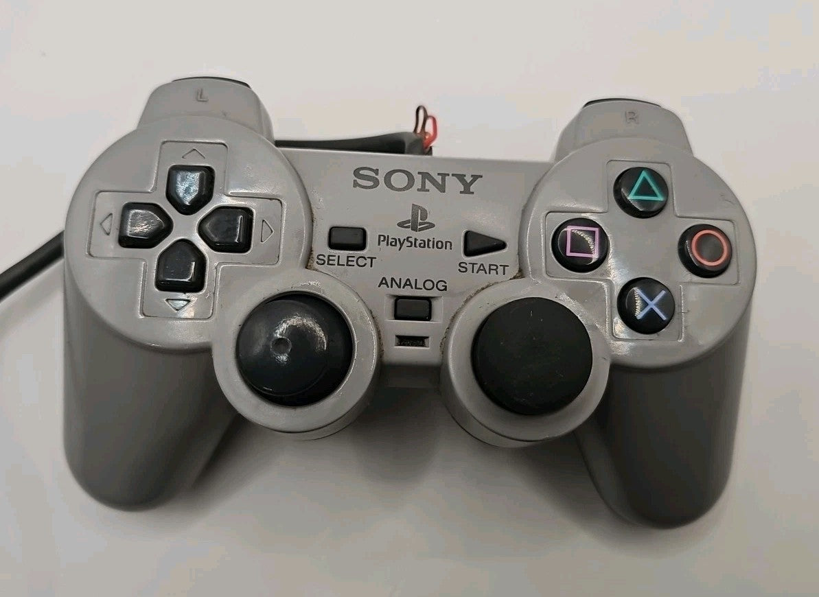 Genuine Playstation 1 Controller Ps1 PsOne Controller controller front (Image 1) — Second-Hand