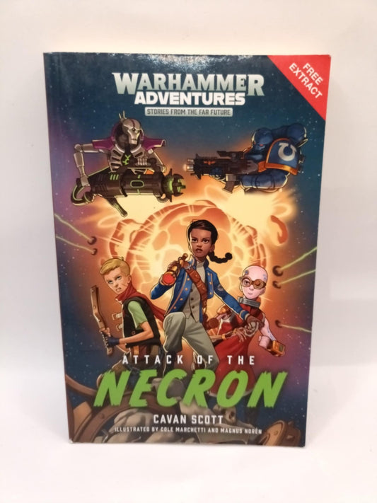Warhammer Adventures Attack Of The Necron Warped Galaxies / City Of Lifestone book cover (Image 1) — Second-Hand