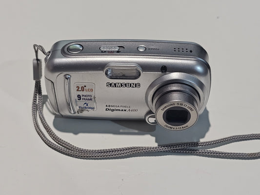 Samsung Digimax A400 Digital Camera - Untested device front (Image 1) — Untested