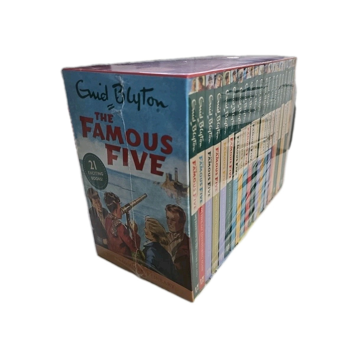 Famous Five 21 Books Box Set by Enid Blyton - Ages 9-14 - Paperback Rrp $146 book cover (Image 1) — Second-Hand