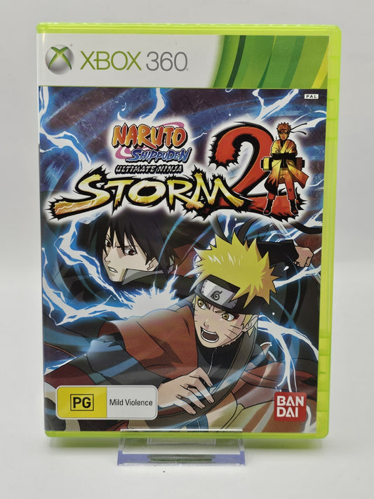 NARUTO SHIPPUDEN ULTIMATE NINJA STORM 2 Microsoft XBox 360 XBOX 360 cover photo (Image 1) — Second-Hand