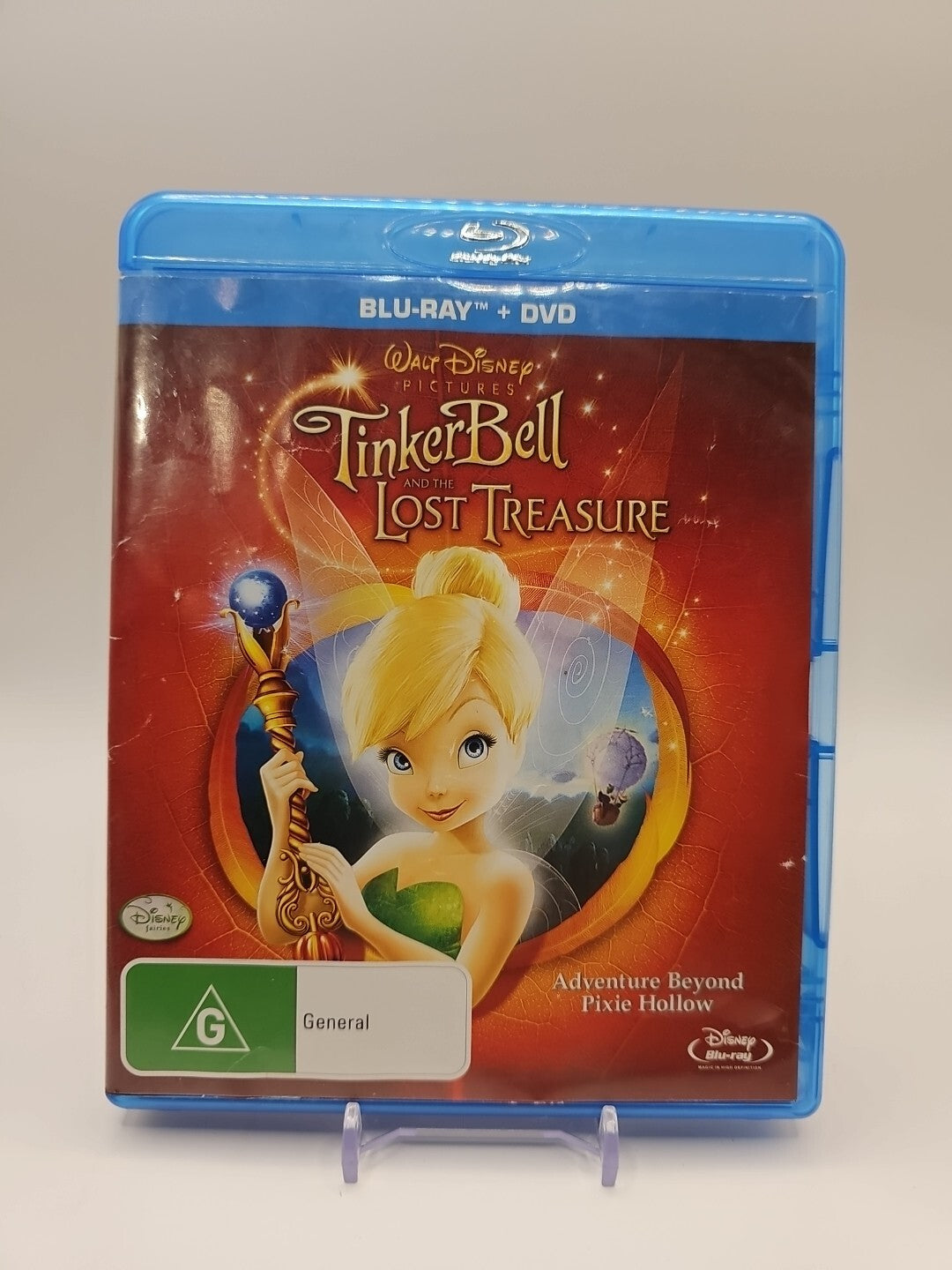 Tinker Bell And The Lost Treasure (DVD, 2009) Blu-Ray case (Image 1) — Second-Hand