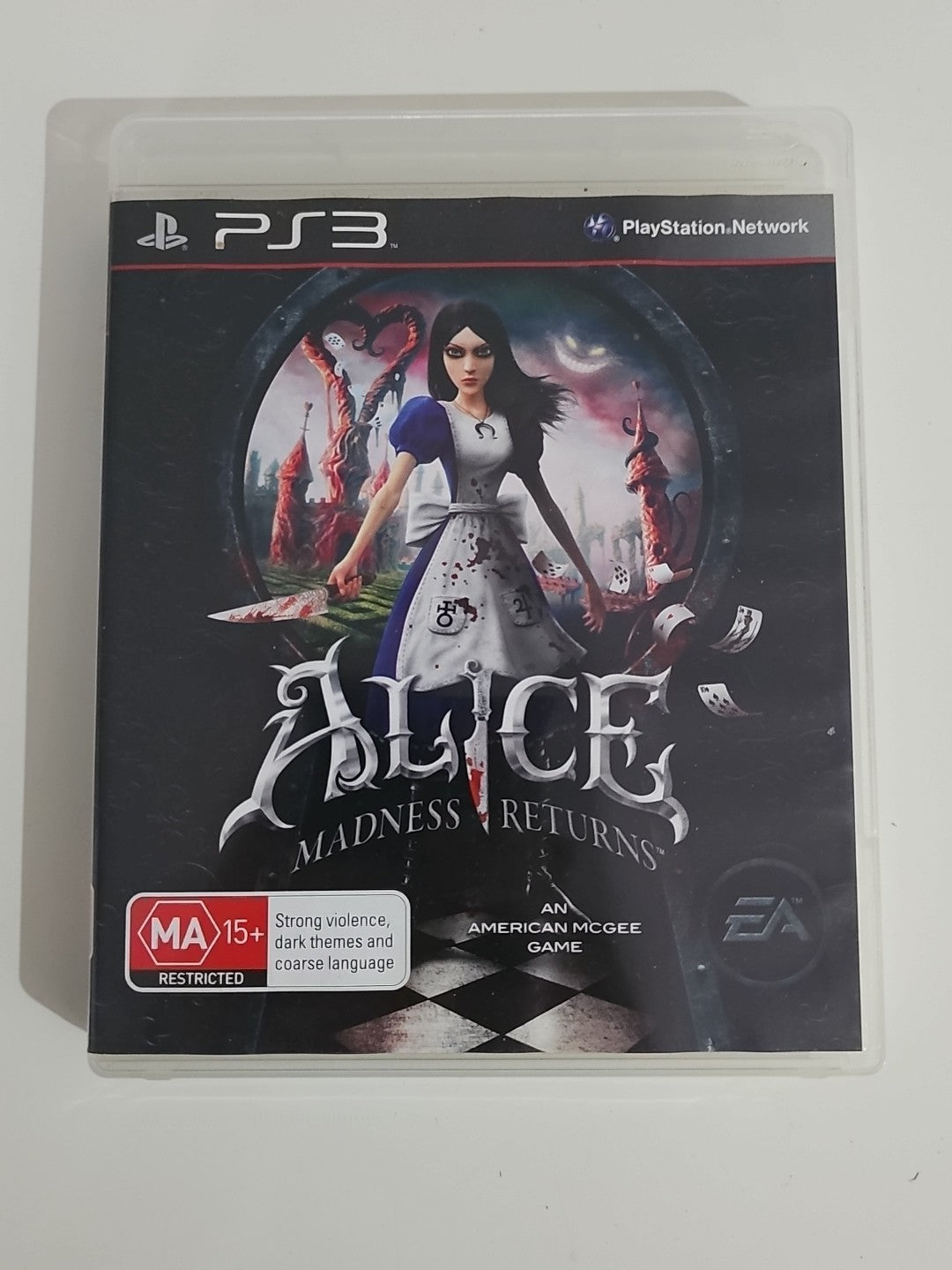 Alice: Madness Returns for the Sony Playstation 3 Complete With Manual cap/hat front (Image 1) — Second-Hand