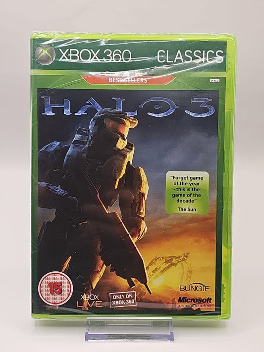Halo 3 for Microsoft Xbox 360 PAL - Brand New & Sealed - Rare XBOX 360 cover photo (Image 1) — Brand New (Sealed or Like New)
