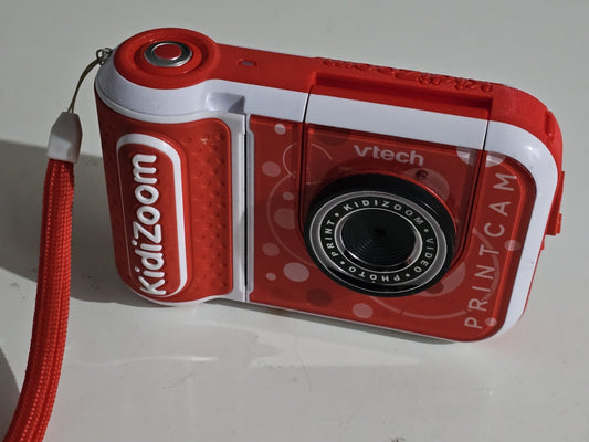 VTech KidiZoom Print Cam Kids Digital Camera Red (See Description) device front (Image 1) — Second-Hand