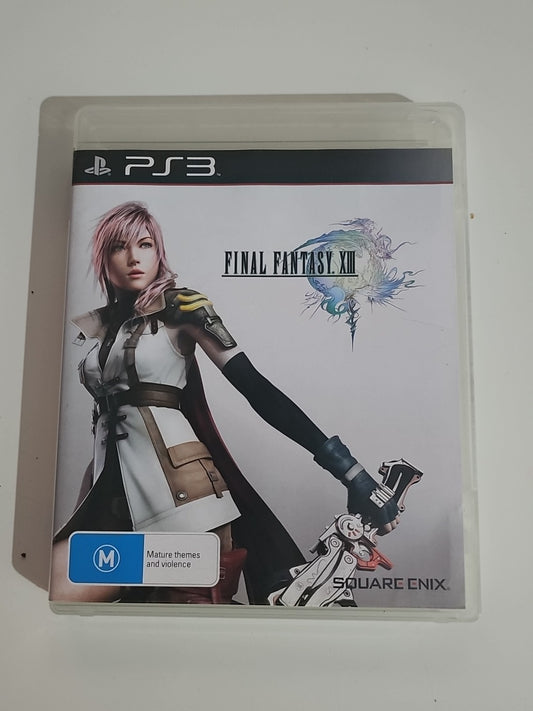 Final Fantasy XIII PS3 PlayStation 3 Complete With Manual Tracked Postage PS3 cover photo (Image 1) — Second-Hand