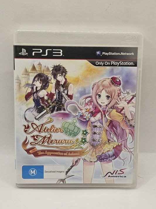 Atelier Meruru: The Apprentice of Arland PS3 PAL Like New PS3 cover photo (Image 1) — Brand New (Sealed or Like New)