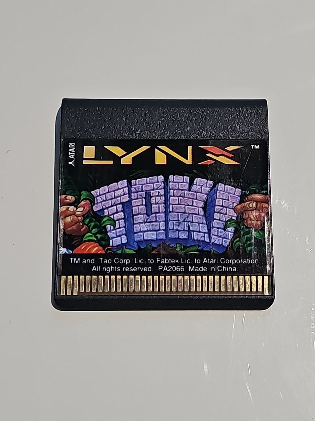 Toki Atari Lynx Game Cartridge product photo (Image 1) — Second-Hand